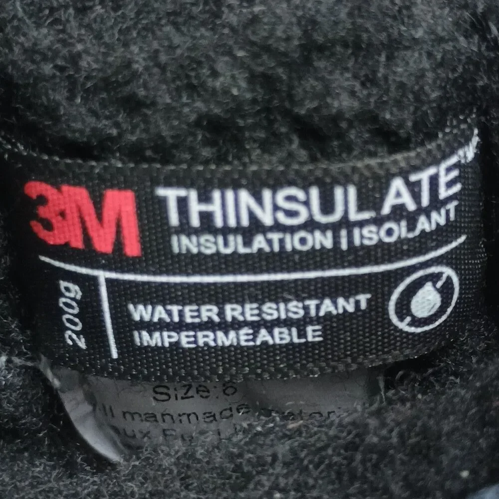 Northside 3M Thinsulate Black Camouflage Insulated Winter Snow Boot Boys 6 NEW